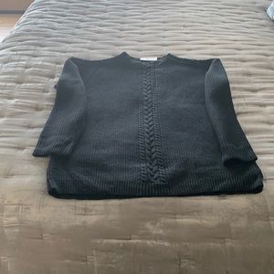 Talbots large black sweater - new.  30% lambs wool and 70%nylon.